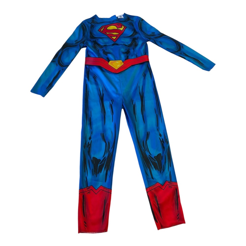 DC Comics Superman Costume Jumpsuit Superhero Halloween Cosplay Boys Kids